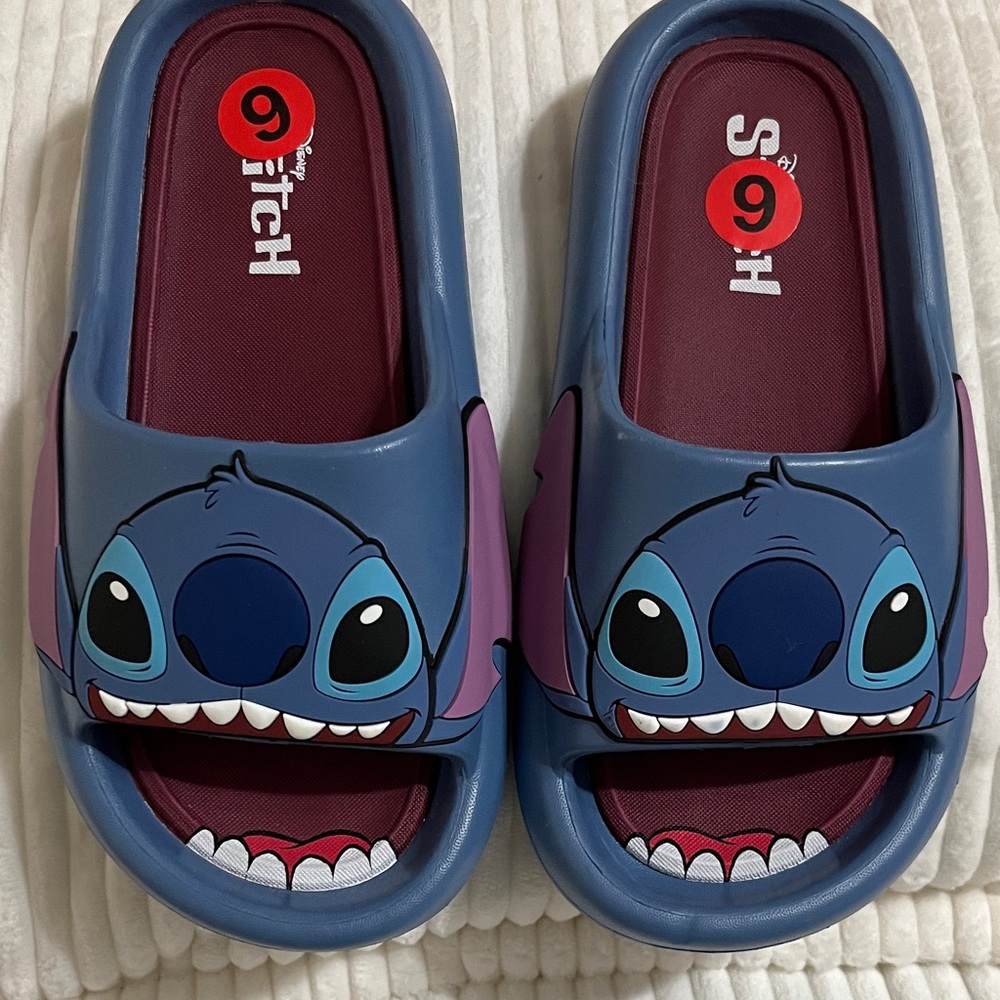 Disney Stitch Blue Slippers